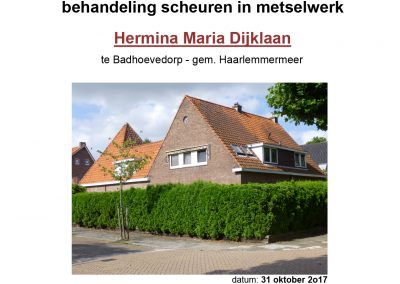 rapportage metselwerk